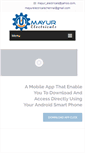 Mobile Screenshot of mayurelectricals.com